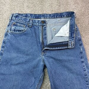 Carhartt B160 Relaxed Fit Jeans Men's 36x32 Medium Blue Denim
